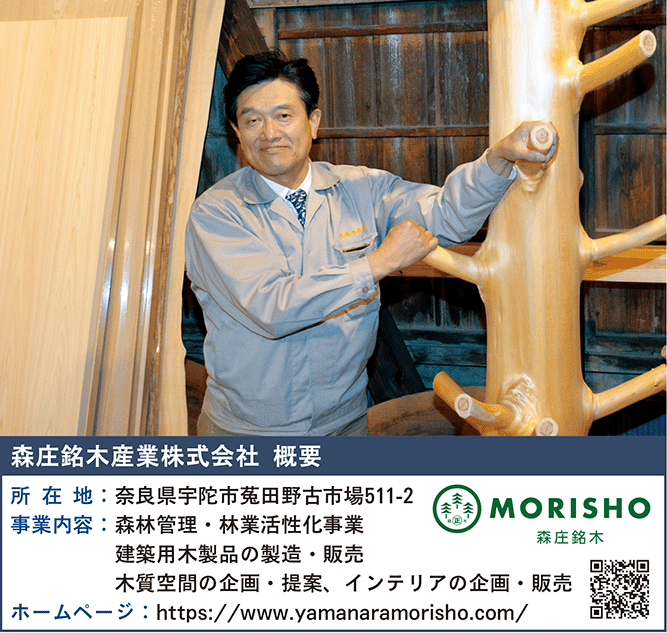 森庄銘木産業株概要