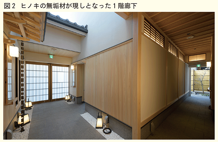 かくれんぼ横丁会館１階廊下