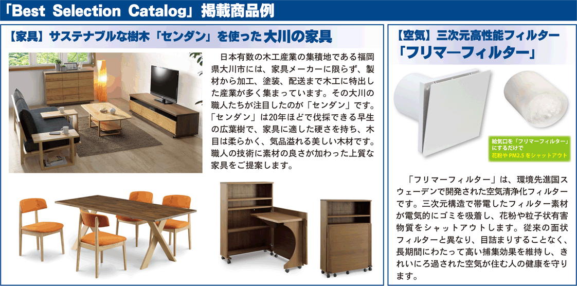 Best Selection Catalog掲載商品例1