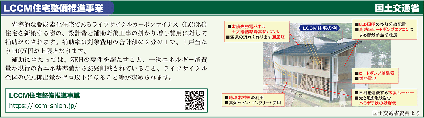 LCCM住宅整備推進事業囲み