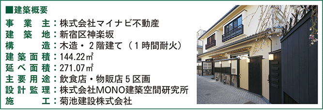 かくれんぼ横丁会館建築概要