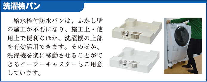 洗濯機パン囲み